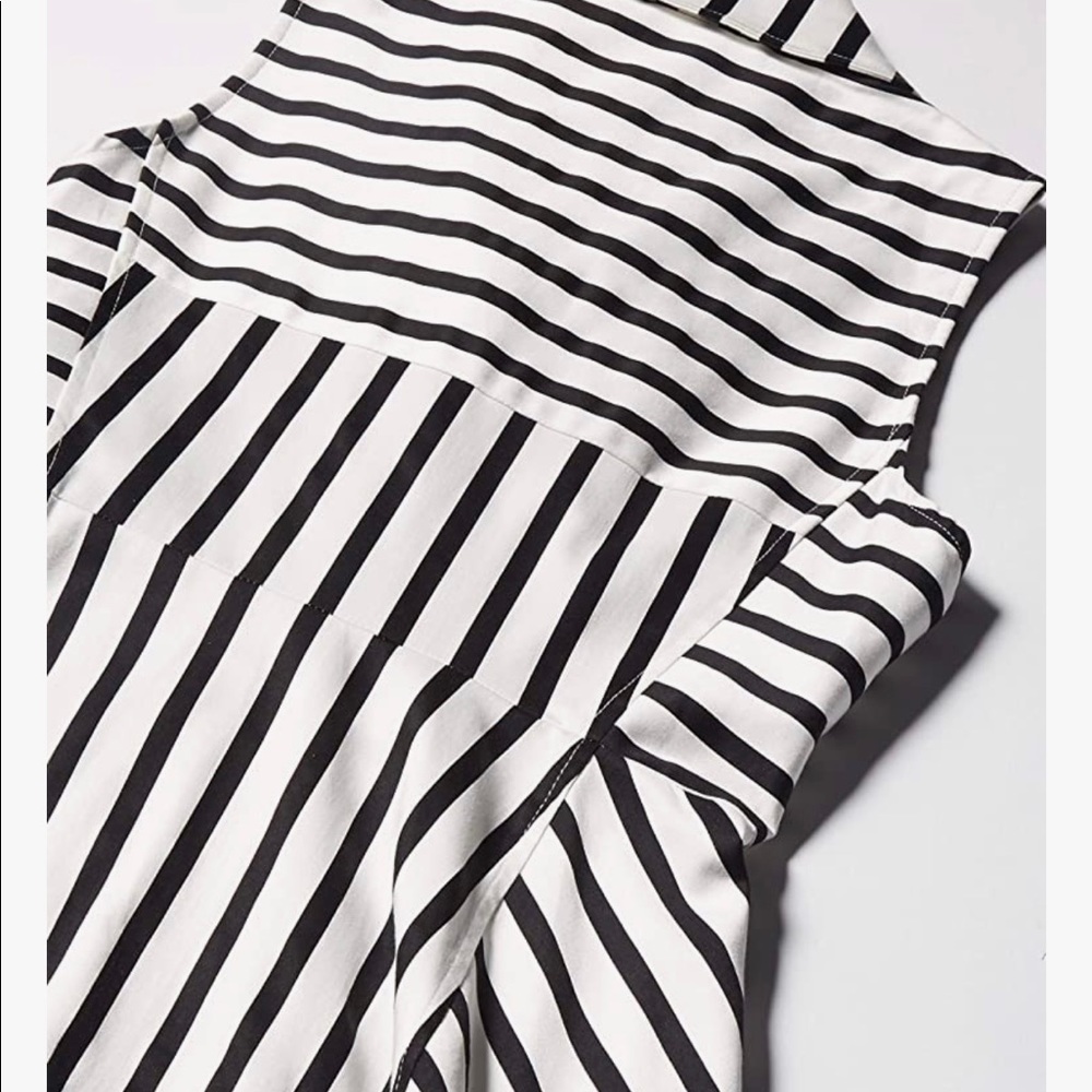 Julia Jordan Women's Shirt Dress Striped with Collar and Pockets size 8 - Picture 5 of 14